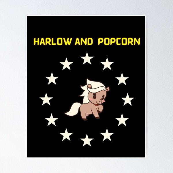 Harlow And Popcorn  Poster RB1212 product Offical harlowandpopcorn Merch