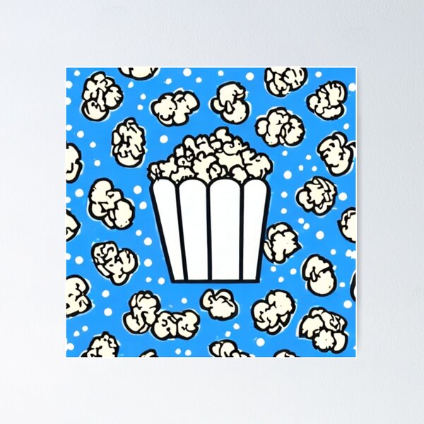 Popcorn Kingdom - Popcorn Party - Popcorn Frenzy Poster RB1212 product Offical harlowandpopcorn Merch