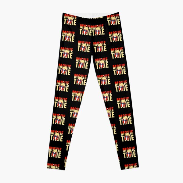 its movie time and popcorn Leggings RB1212 product Offical harlowandpopcorn Merch