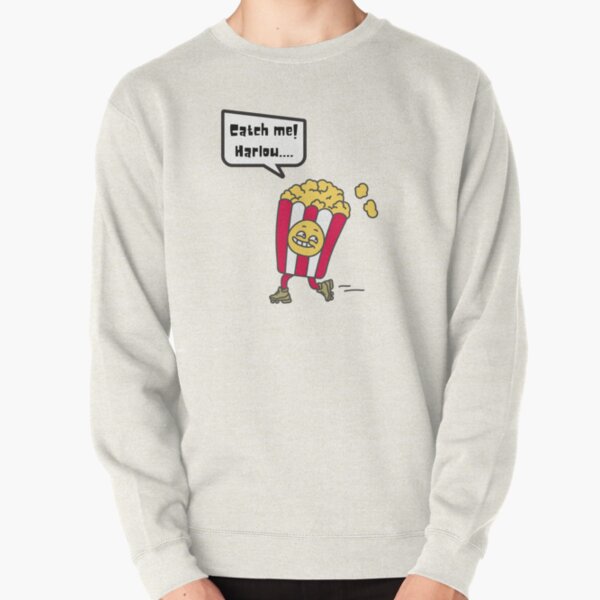 Harlow And Popcorn - Catch Me!  Harlow... Pullover Sweatshirt RB1212 product Offical harlowandpopcorn Merch