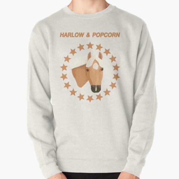 harlow and popcorn merch popcorn the pony Pullover Sweatshirt RB1212 product Offical harlowandpopcorn Merch