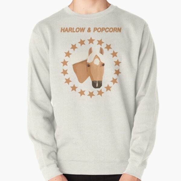 Harlow And Popcorn Merch Popcorn The Pony Pullover Sweatshirt RB1212 product Offical harlowandpopcorn Merch