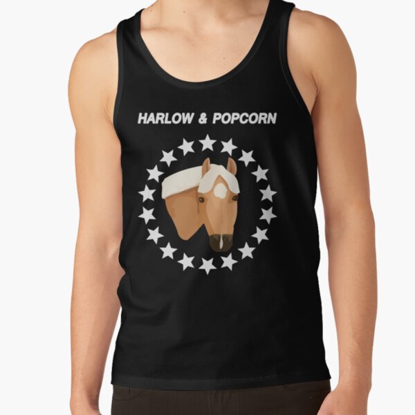 Harlow And Popcorn Merch Popcorn The Pony Tank Top RB1212 product Offical harlowandpopcorn Merch