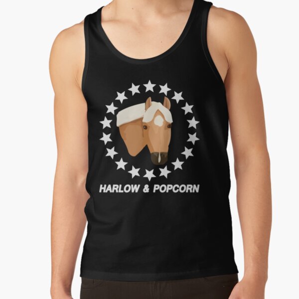 Harlow And Popcorn Merch Popcorn The Pony Tank Top RB1212 product Offical harlowandpopcorn Merch