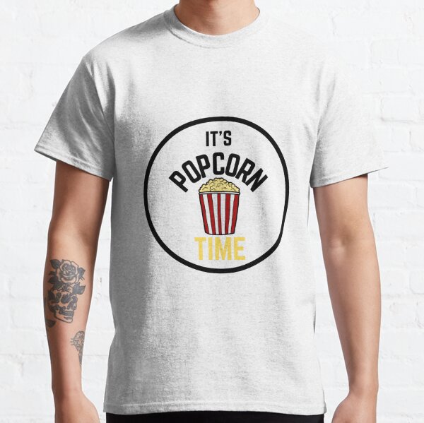 IT'S POPCORN TIME Classic T-Shirt RB1212 product Offical harlowandpopcorn Merch