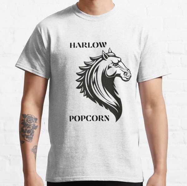 Harlow And Popcorn Merch Popcorn. The Pony Essential T-Shirt- EXCIMART  Classic T-Shirt RB1212 product Offical harlowandpopcorn Merch