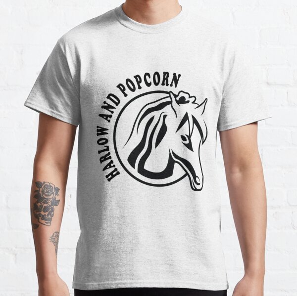 Harlow And Popcorn Funny Popcorn The Pony Classic T-Shirt RB1212 product Offical harlowandpopcorn Merch