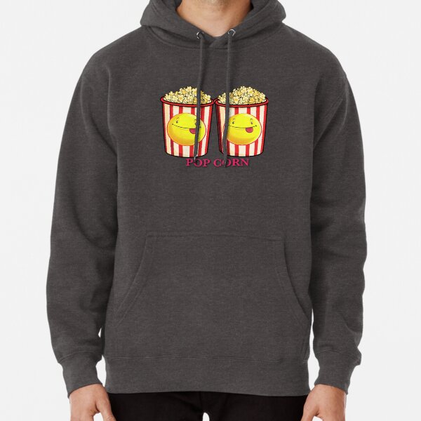 Emotion with Popcorn emoji Pullover Hoodie RB1212 product Offical harlowandpopcorn Merch