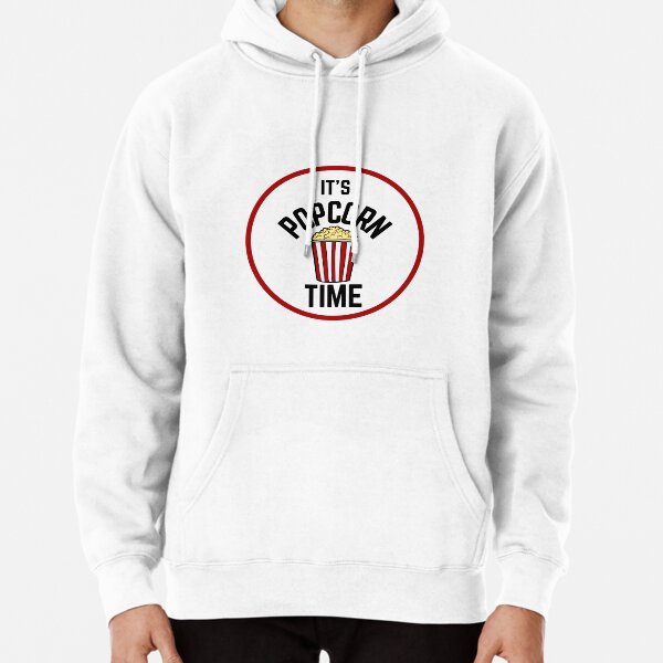 IT'S POPCORN TIME Pullover Hoodie RB1212 product Offical harlowandpopcorn Merch