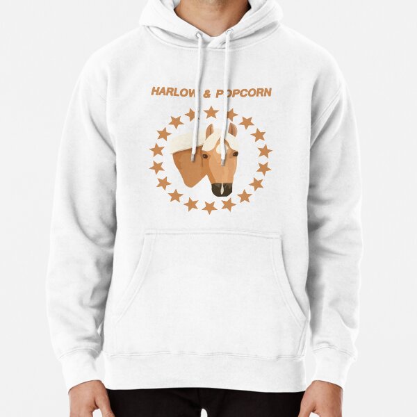 harlow and popcorn merch popcorn the pony Pullover Hoodie RB1212 product Offical harlowandpopcorn Merch