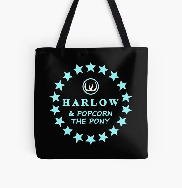 harlow and popcorn merch popcorn the pony All Over Print Tote Bag RB1212 product Offical harlowandpopcorn Merch