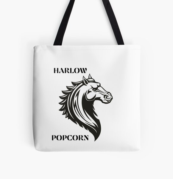 Harlow And Popcorn Merch Popcorn. The Pony Essential T-Shirt- EXCIMART  All Over Print Tote Bag RB1212 product Offical harlowandpopcorn Merch