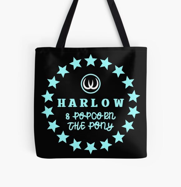 Harlow And Popcorn Merch Popcorn The Pony All Over Print Tote Bag RB1212 product Offical harlowandpopcorn Merch