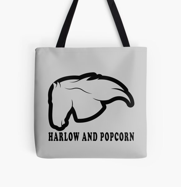 Harlow And Popcorn Funny Popcorn The Pony All Over Print Tote Bag RB1212 product Offical harlowandpopcorn Merch