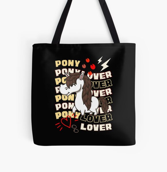 Harlow And Popcorn - Pony Lover All Over Print Tote Bag RB1212 product Offical harlowandpopcorn Merch