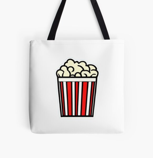 Popcorn Panic - Popcorn Party - Popcorn Frenzy All Over Print Tote Bag RB1212 product Offical harlowandpopcorn Merch