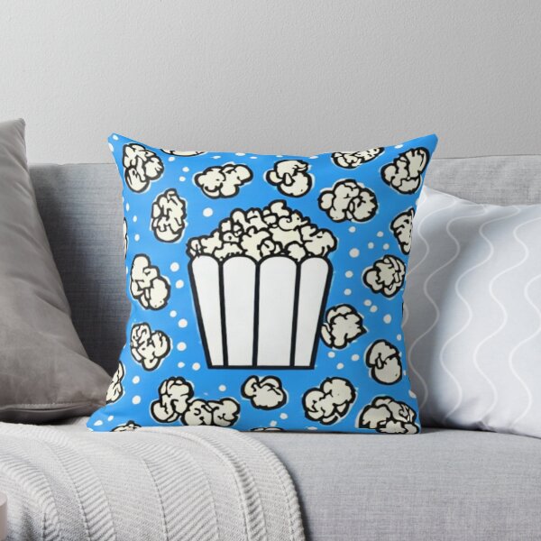 Popcorn Kingdom - Popcorn Party - Popcorn Frenzy Throw Pillow RB1212 product Offical harlowandpopcorn Merch