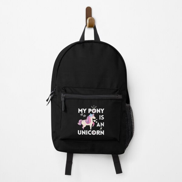 Harlow And Popcorn - My Pony Is An Unicorn Backpack RB1212 product Offical harlowandpopcorn Merch