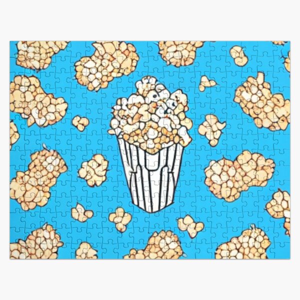 Popcorn Paradise Island - Popcorn Panic - Popcorn Party Jigsaw Puzzle RB1212 product Offical harlowandpopcorn Merch