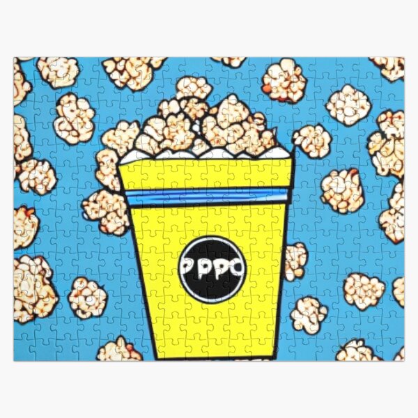 Popcorn Kingdom - Popcorn Panic - Popcorn Party Jigsaw Puzzle RB1212 product Offical harlowandpopcorn Merch