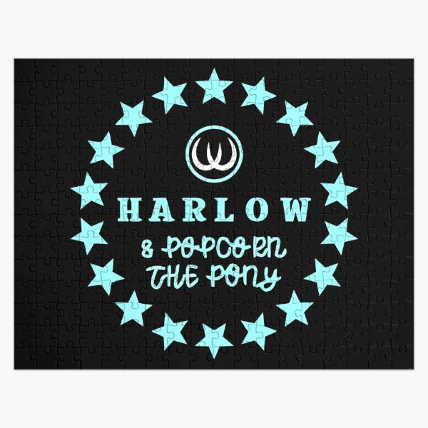 Harlow And Popcorn Merch Popcorn The Pony Jigsaw Puzzle RB1212 product Offical harlowandpopcorn Merch
