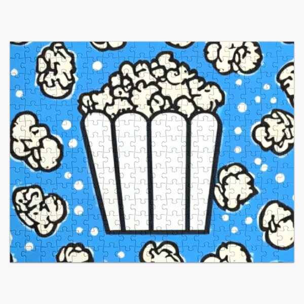 Popcorn Kingdom - Popcorn Party - Popcorn Frenzy Jigsaw Puzzle RB1212 product Offical harlowandpopcorn Merch