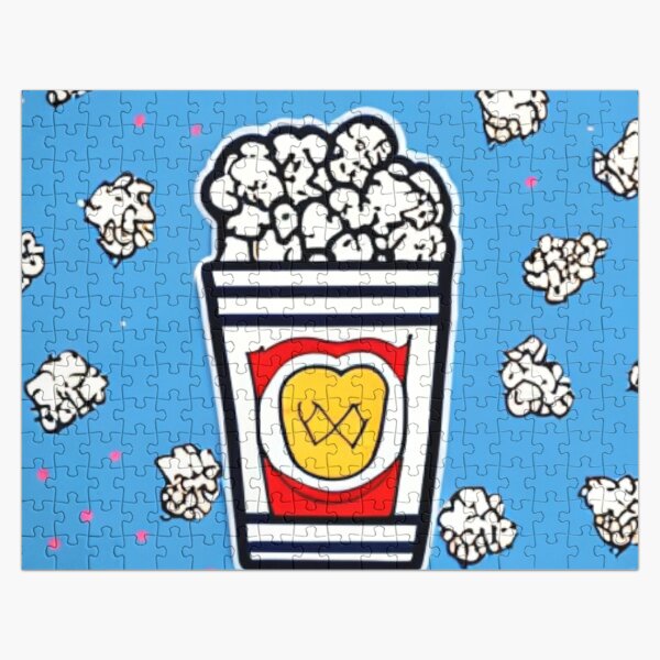 Popcorn Panic - Popcorn Kingdom - Popcorn Party Jigsaw Puzzle RB1212 product Offical harlowandpopcorn Merch