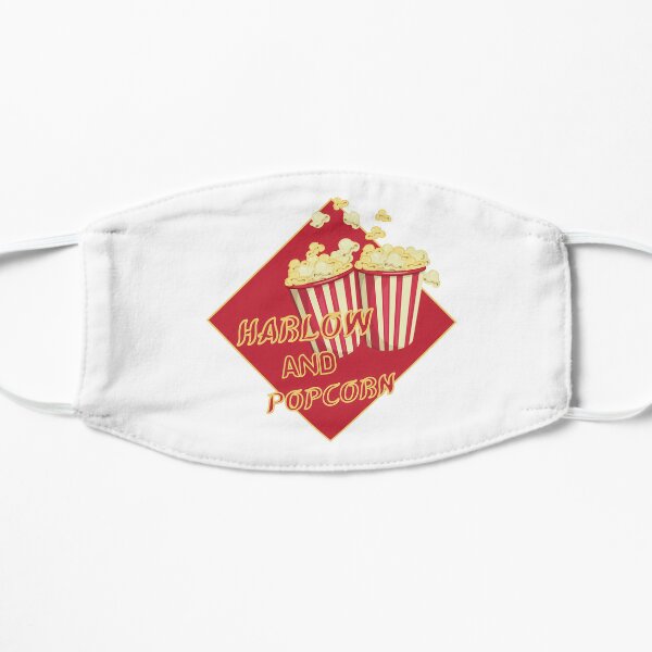 Harlow And Popcorn The Pony Stickers  Flat Mask RB1212 product Offical harlowandpopcorn Merch