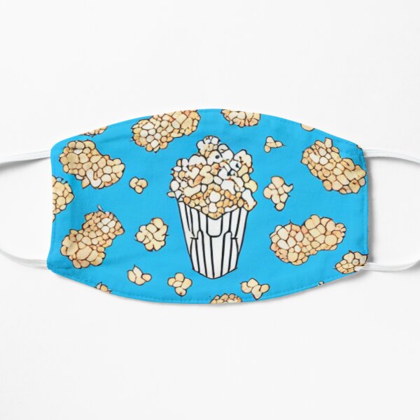Popcorn Paradise Island - Popcorn Panic - Popcorn Party Flat Mask RB1212 product Offical harlowandpopcorn Merch
