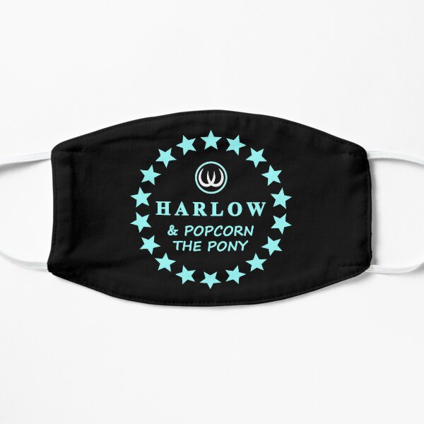 Harlow And Popcorn Merch Harlow Logo Flat Mask RB1212 product Offical harlowandpopcorn Merch