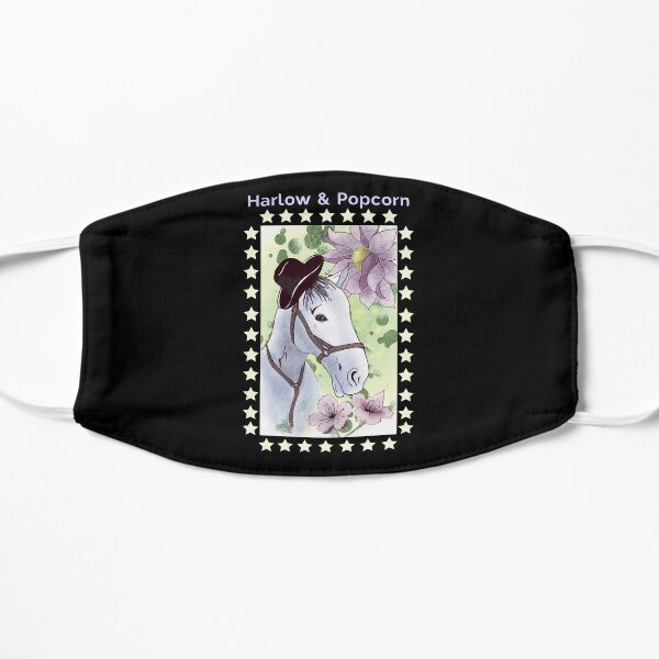 Harlow And Popcorn Flat Mask RB1212 product Offical harlowandpopcorn Merch